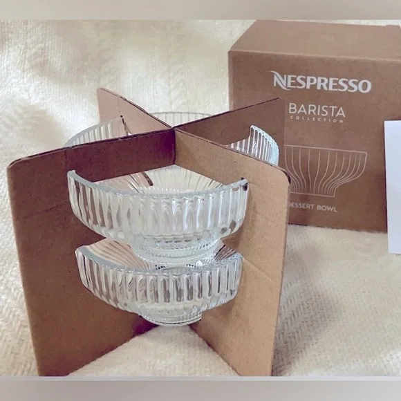 Nespresso Barista Collection Dessert Bowls - NIB - Picture 4 of 7